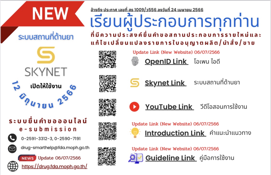 การเข้าใช้งาน Skynet ร้านยา